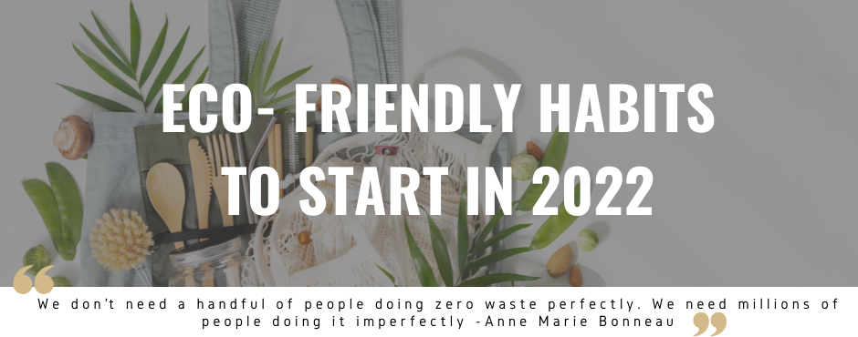 12 Eco-Friendly Habits to start in 2023