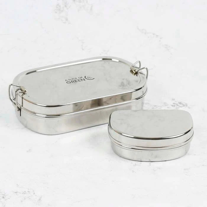 Stainless Steel Lunch Box Container Kangra Plastic Free Eco Friendly Alternative 