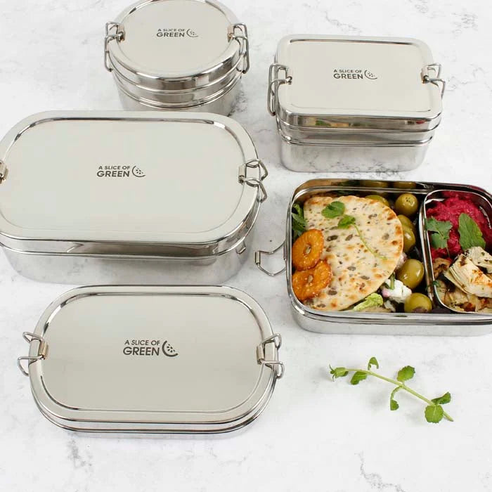 Stainless Steel Lunch Box Container Kangra Plastic Free Eco Friendly Alternative 