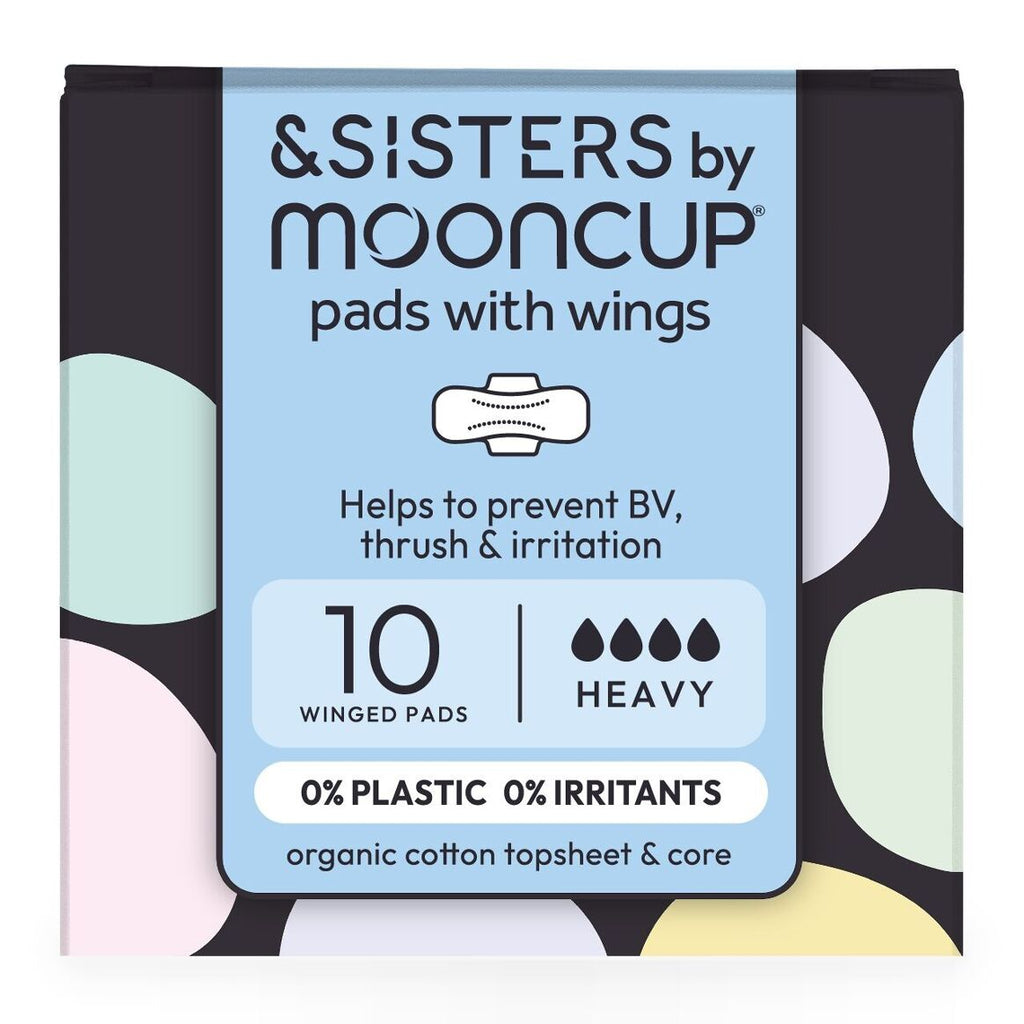 & Sisters by Mooncup Menstrual Pads with Wings Heavy