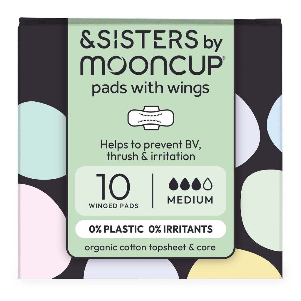 & Sisters by Mooncup Menstrual Pads with Wings Medium