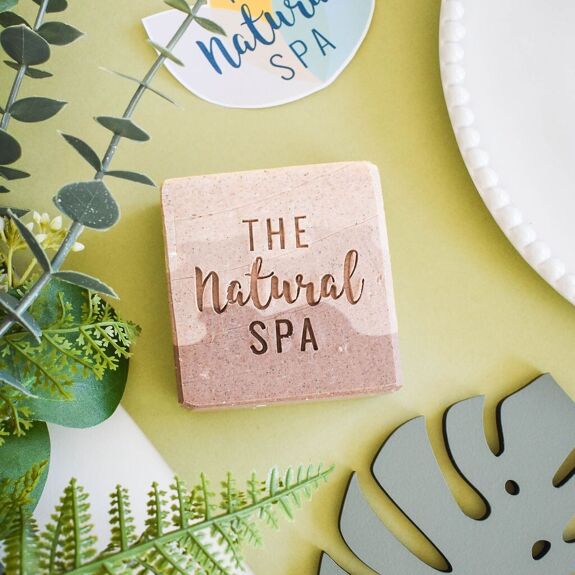 The Natural Spa Woodland Wisp 100g Vegan Cold Process Body Soap SLS Paraben Free, Plastic Free