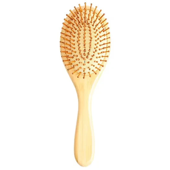 Bamboo Hairbrush Oval Plastic Free Eco Friendly Zero Waste