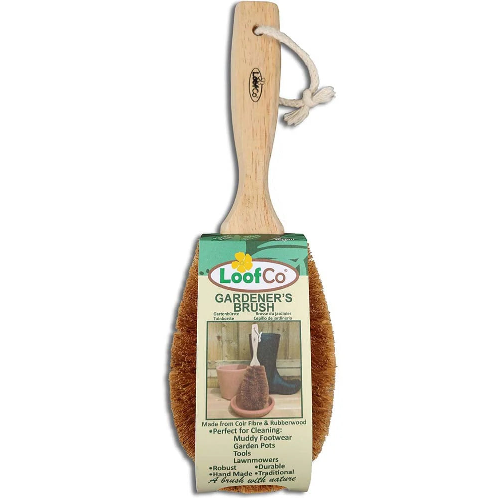 Loofco garden brush coconut coir plastic free eco friendly